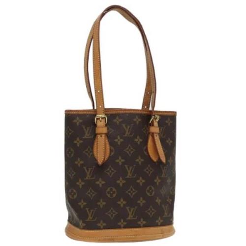 Pre-owned Canvas louis-vuitton-bags Louis Vuitton Vintage , Brown , Da...