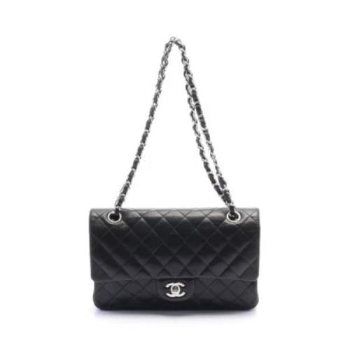 Pre-owned Leather chanel-bags Chanel Vintage , Black , Dames