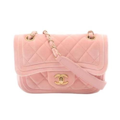 Pre-owned Canvas chanel-bags Chanel Vintage , Pink , Dames