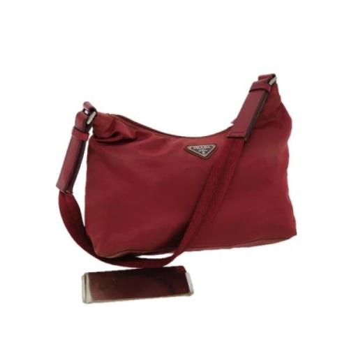 Pre-owned Nylon prada-bags Prada Vintage , Red , Dames