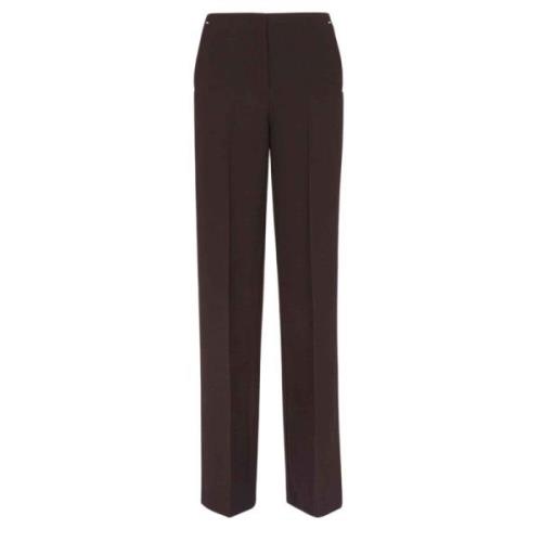 Aubergine Casual Broek Fendi , Brown , Dames