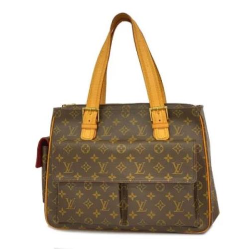 Pre-owned Fabric louis-vuitton-bags Louis Vuitton Vintage , Brown , Da...