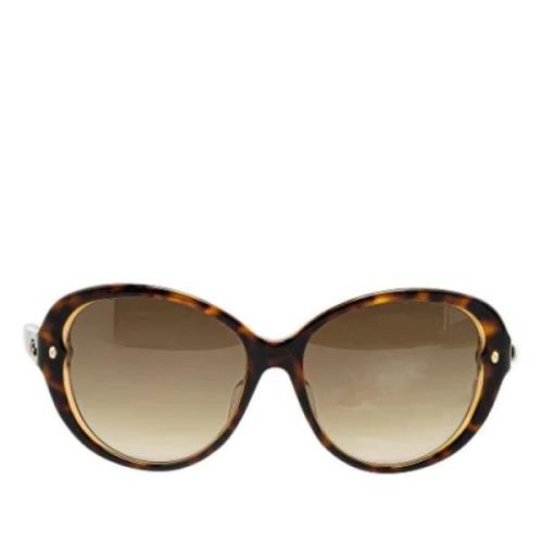 Pre-owned Plastic sunglasses Dior Vintage , Brown , Dames