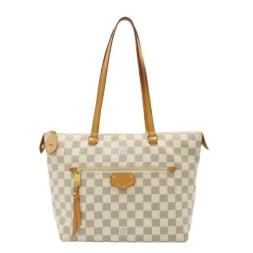 Pre-owned Canvas louis-vuitton-bags Louis Vuitton Vintage , White , Da...