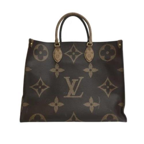 Pre-owned Canvas louis-vuitton-bags Louis Vuitton Vintage , Brown , Da...