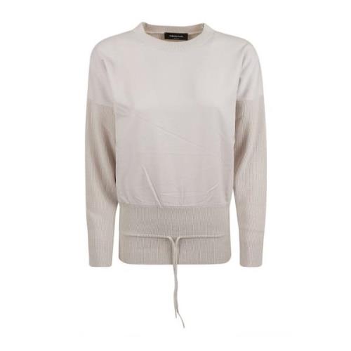 Stijlvolle Sweater Collectie Fabiana Filippi , Beige , Dames