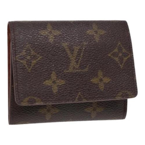 Pre-owned Canvas wallets Louis Vuitton Vintage , Brown , Dames