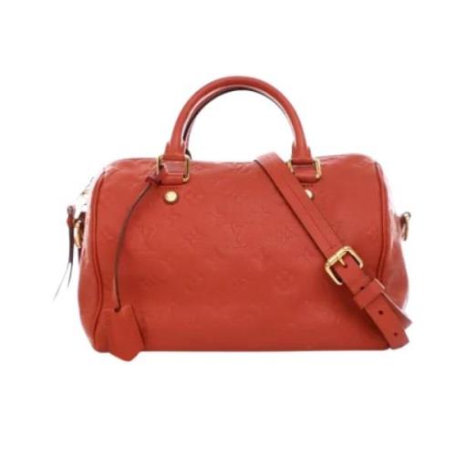 Pre-owned Leather louis-vuitton-bags Louis Vuitton Vintage , Red , Dam...