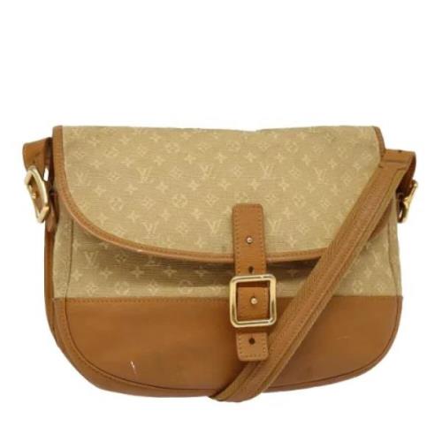 Pre-owned Canvas louis-vuitton-bags Louis Vuitton Vintage , Beige , Da...