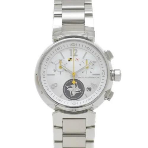 Pre-owned Stainless Steel watches Louis Vuitton Vintage , White , Dame...