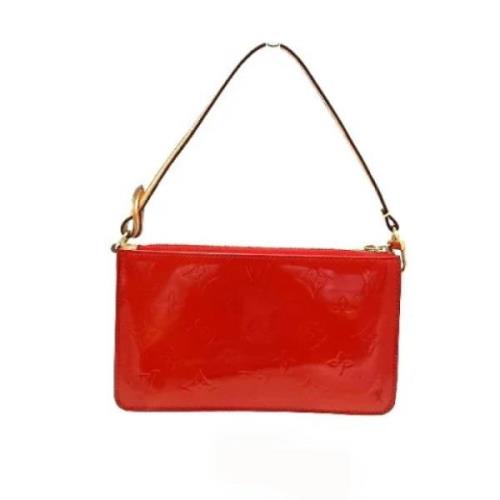 Pre-owned Leather louis-vuitton-bags Louis Vuitton Vintage , Red , Dam...