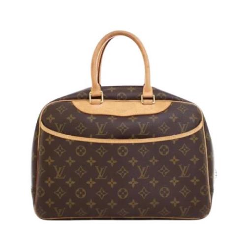 Pre-owned Canvas handbags Louis Vuitton Vintage , Brown , Dames