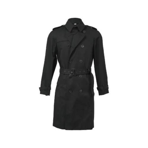 Pre-owned Cotton outerwear Yves Saint Laurent Vintage , Black , Heren