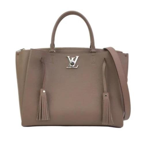 Pre-owned Leather louis-vuitton-bags Louis Vuitton Vintage , Beige , D...