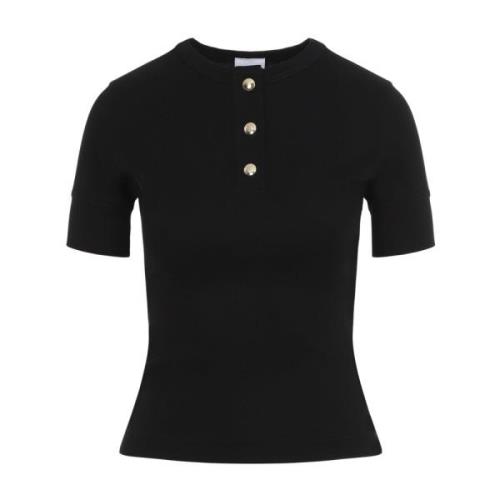 Zwarte T-shirts & Polo's voor vrouwen Patou , Black , Dames