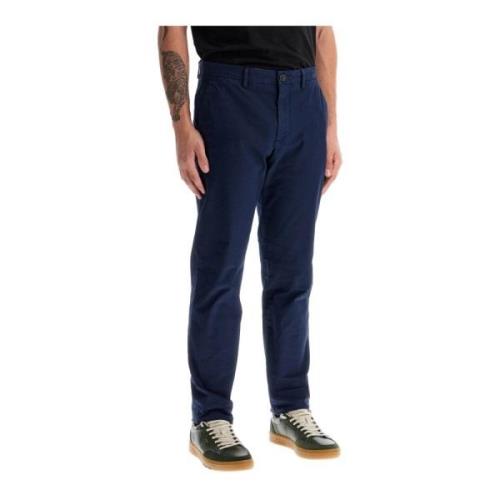 Stretch katoenen chino broek met Zebra logo PS By Paul Smith , Blue , ...