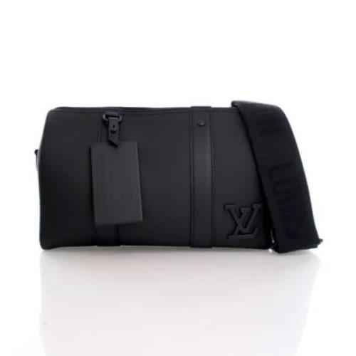 Pre-owned Leather louis-vuitton-bags Louis Vuitton Vintage , Black , D...