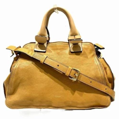 Pre-owned Leather handbags Chloé Pre-owned , Brown , Dames