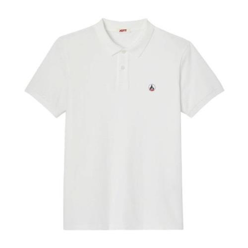 Marbella Witte Polo Jott , White , Heren