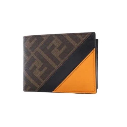 Pre-owned Canvas wallets Fendi Vintage , Brown , Dames