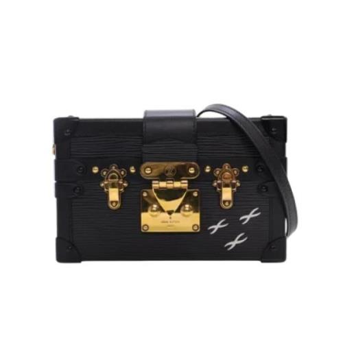 Pre-owned Leather louis-vuitton-bags Louis Vuitton Vintage , Black , D...