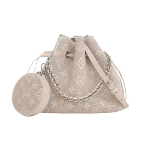 Pre-owned Leather louis-vuitton-bags Louis Vuitton Vintage , White , D...