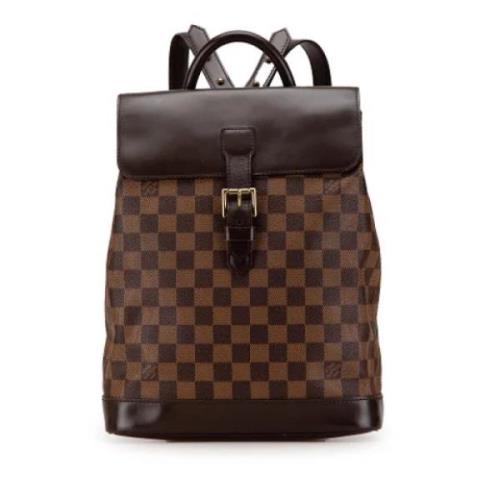 Pre-owned Canvas shoulder-bags Louis Vuitton Vintage , Brown , Dames