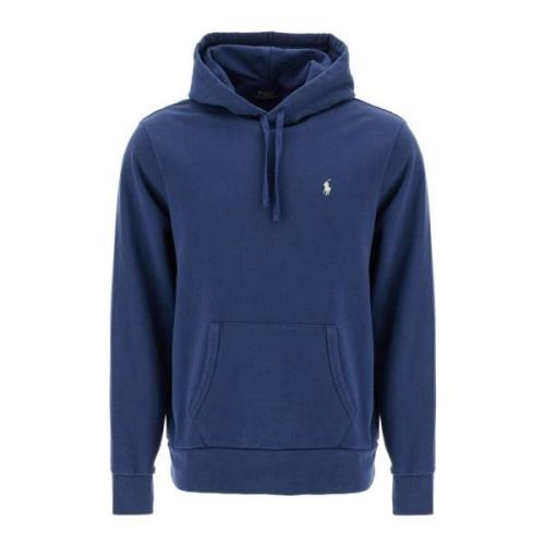 Hoodie met geborduurde pony Polo Ralph Lauren , Blue , Heren