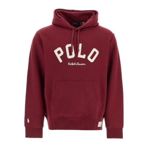 Geborduurd Logo Hoodie Polo Ralph Lauren , Red , Heren