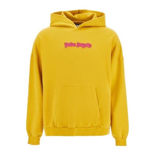 Neon Logo Hoodie Palm Angels , Yellow , Heren