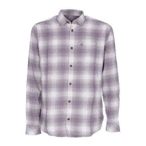 Lange mouwen knoopshirt Misty Thistle Carhartt Wip , Purple , Heren