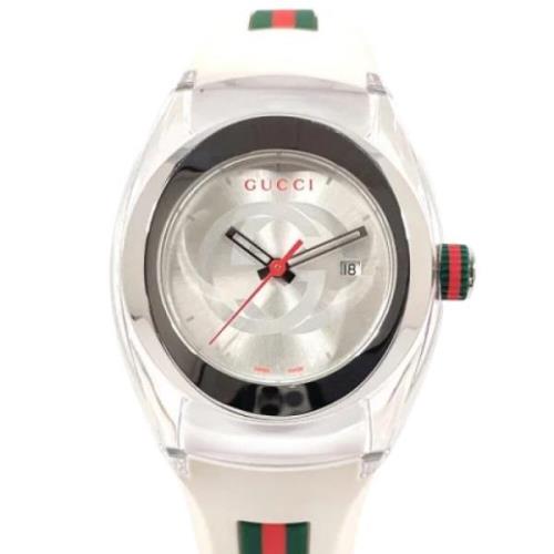 Pre-owned Stainless Steel watches Gucci Vintage , Gray , Dames