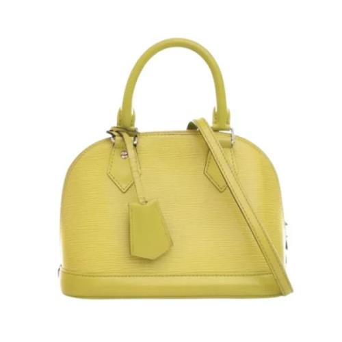 Pre-owned Leather louis-vuitton-bags Louis Vuitton Vintage , Yellow , ...