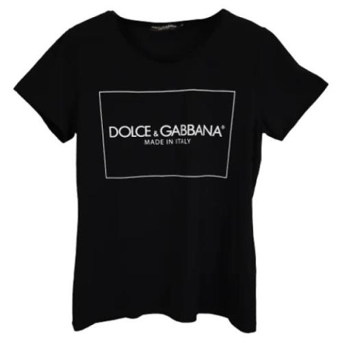 Pre-owned Cotton tops Dolce & Gabbana Pre-owned , Black , Dames