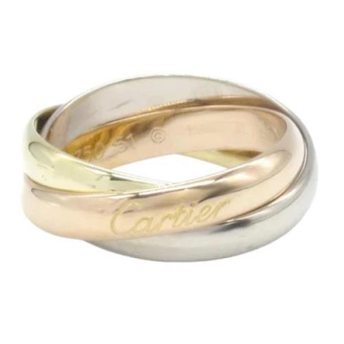 Pre-owned Rose Gold rings Cartier Vintage , Yellow , Dames