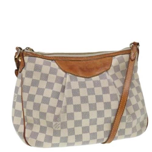 Pre-owned Canvas louis-vuitton-bags Louis Vuitton Vintage , White , Da...