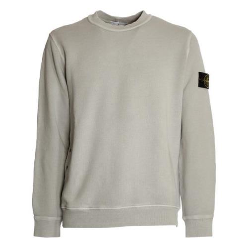 Grijze Crewneck Sweater Aw24 Stone Island , Gray , Heren