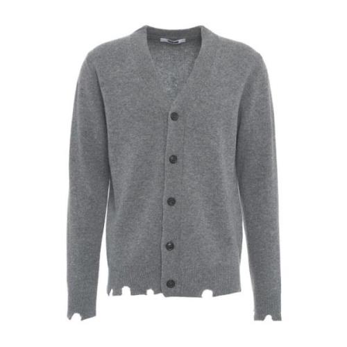 Grijze Gebreide Trui Aw24 Handwas Mauro Grifoni , Gray , Heren