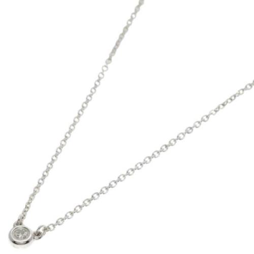 Pre-owned Silver necklaces Tiffany & Co. Pre-owned , Gray , Dames