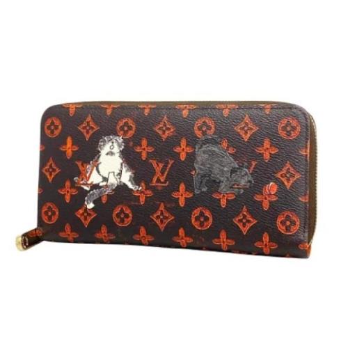 Pre-owned Canvas wallets Louis Vuitton Vintage , Brown , Dames