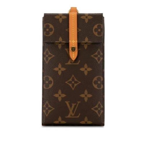 Pre-owned Canvas wallets Louis Vuitton Vintage , Brown , Dames