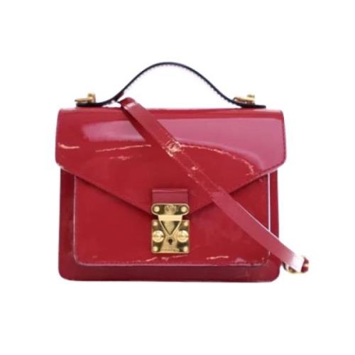 Pre-owned Leather louis-vuitton-bags Louis Vuitton Vintage , Red , Dam...