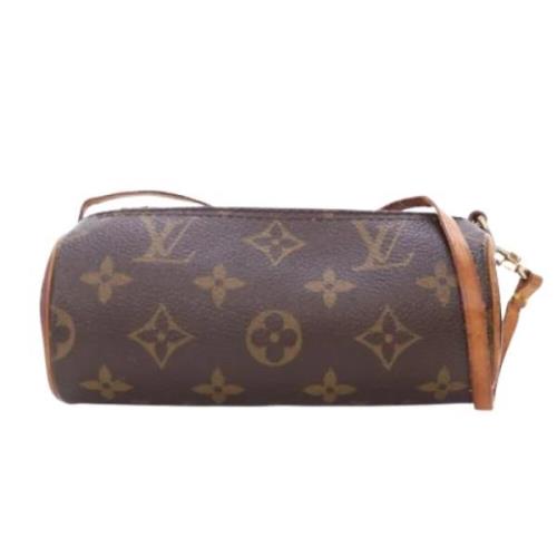 Pre-owned Canvas handbags Louis Vuitton Vintage , Brown , Dames