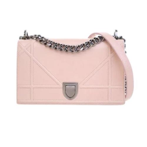 Pre-owned Leather dior-bags Dior Vintage , Pink , Dames