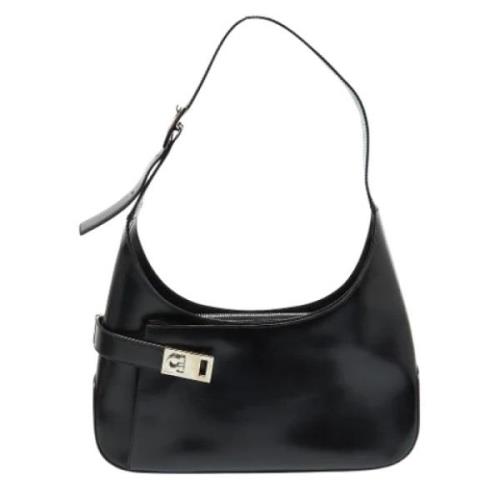 Pre-owned Leather handbags Salvatore Ferragamo Pre-owned , Black , Dam...