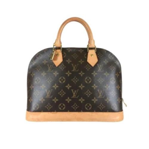 Pre-owned Canvas handbags Louis Vuitton Vintage , Brown , Dames