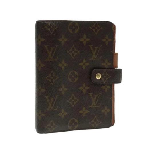 Pre-owned Canvas home-office Louis Vuitton Vintage , Brown , Dames