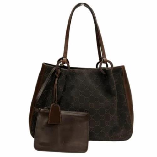 Pre-owned Leather gucci-bags Gucci Vintage , Brown , Dames