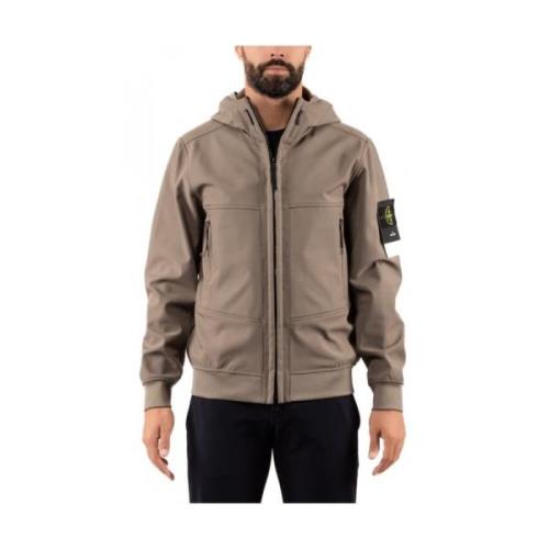 Heren Blouson Jas Stone Island , Brown , Heren