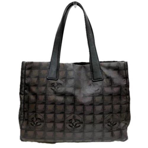 Pre-owned Leather chanel-bags Chanel Vintage , Brown , Dames